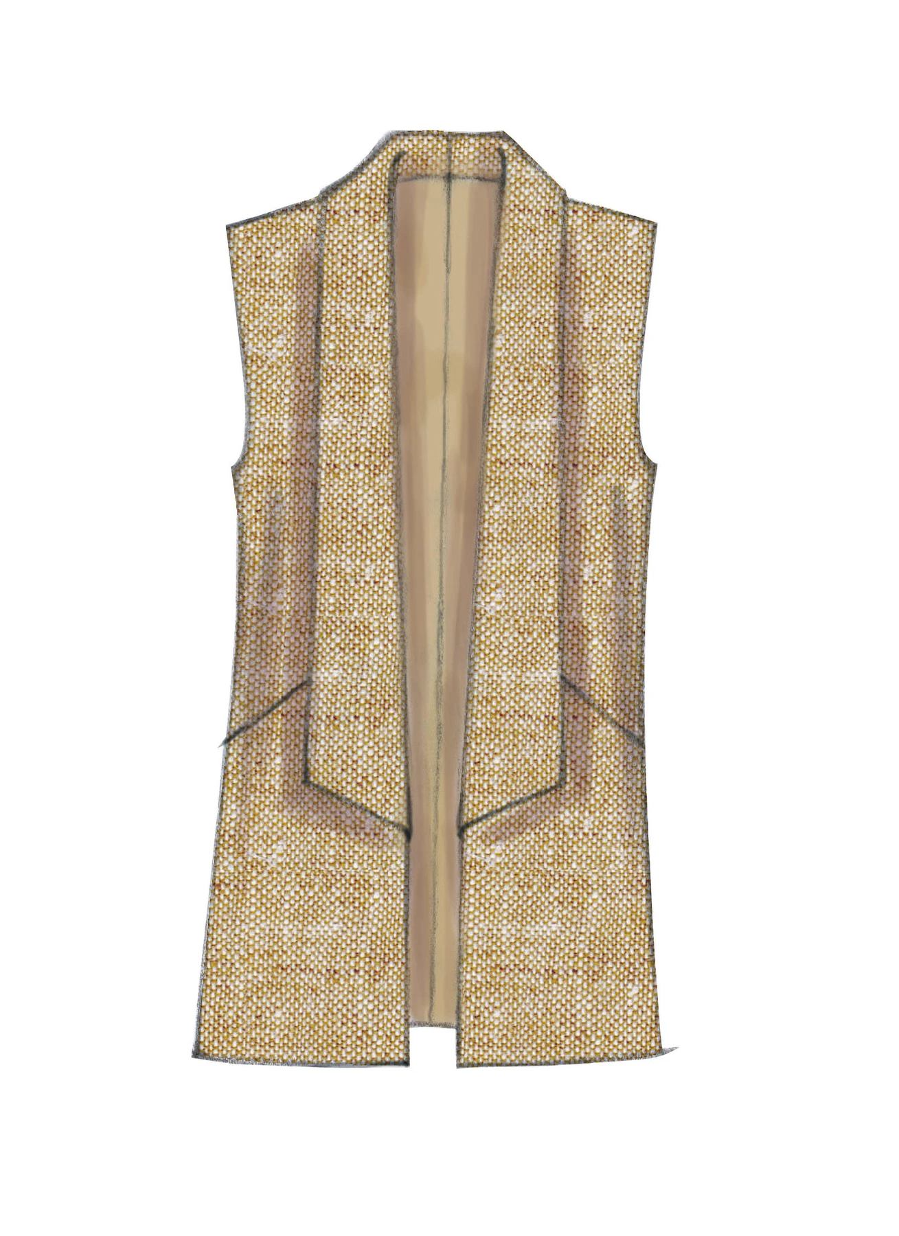 McCall's Sewing Pattern Misses' Open-Front Vest and Jackets (PDF) 3 McCall's Sewing Pattern Misses' Open-Front Vest and Jackets (PDF)
