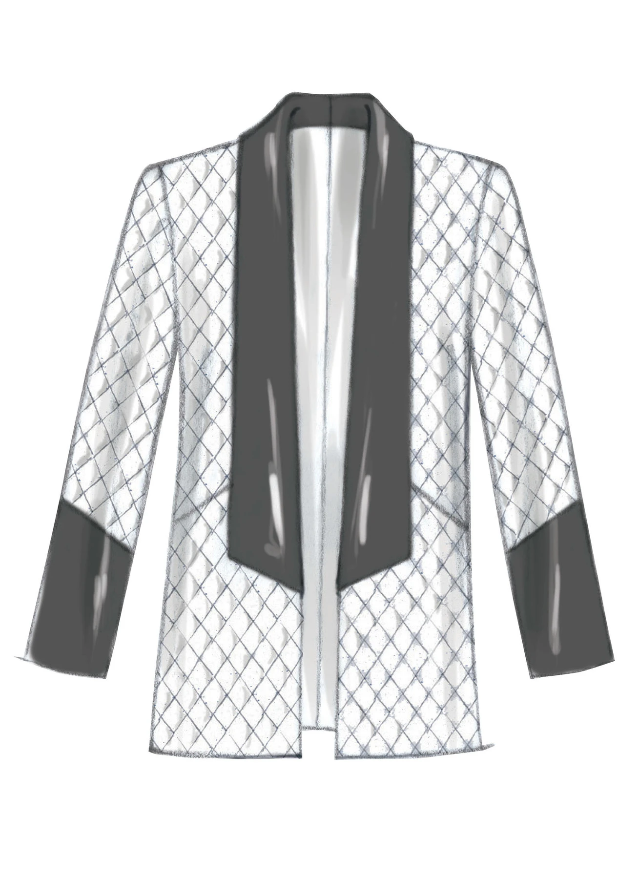 McCall's Sewing Pattern Misses' Open-Front Vest and Jackets (PDF) 4 McCall's Sewing Pattern Misses' Open-Front Vest and Jackets (PDF)