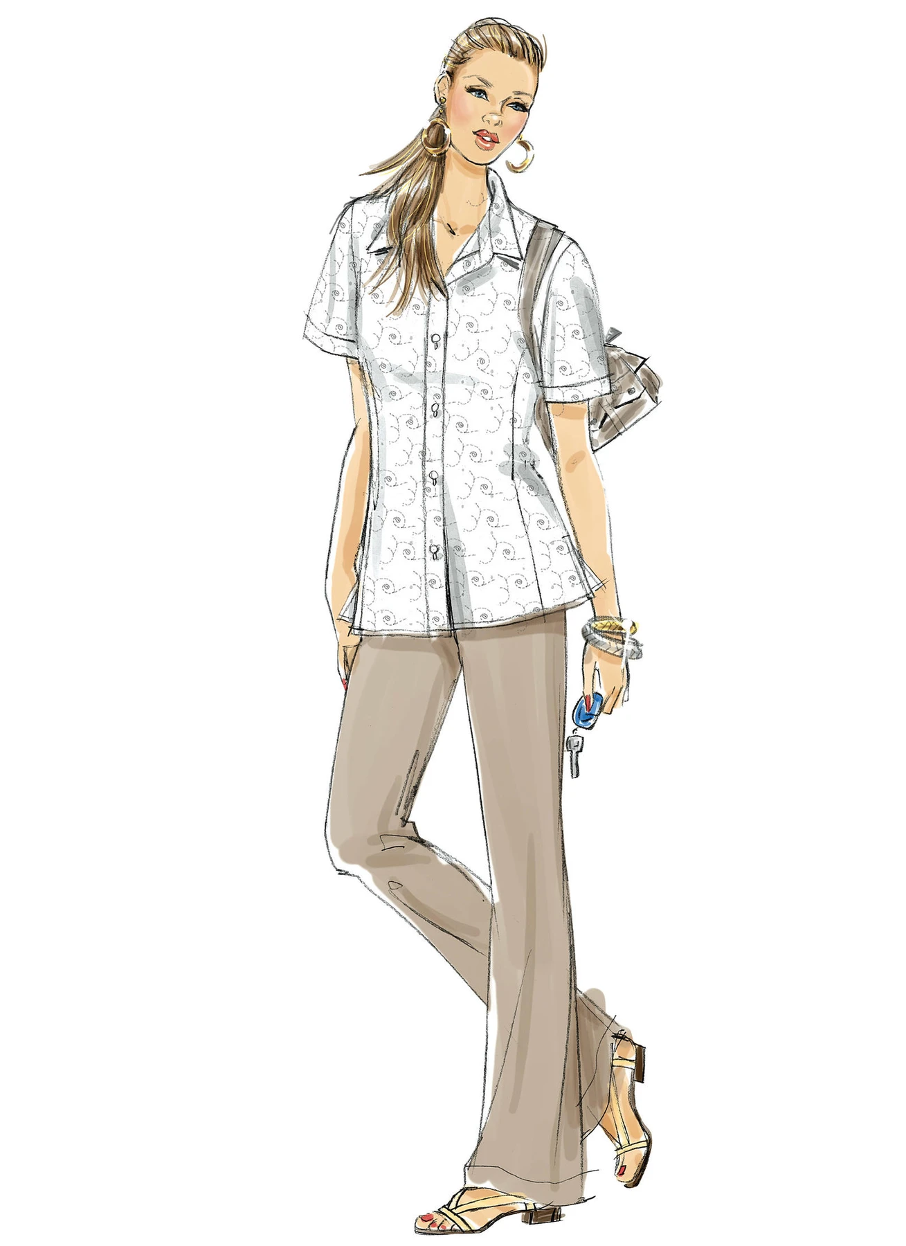 McCall's Sewing Pattern Misses'/Miss Petite/Women's/Women's Petite Shirts, Tunics and Shirtdress (PDF) 5 McCall's Sewing Pattern Misses'/Miss Petite/Women's/Women's Petite Shirts, Tunics and Shirtdress (PDF)