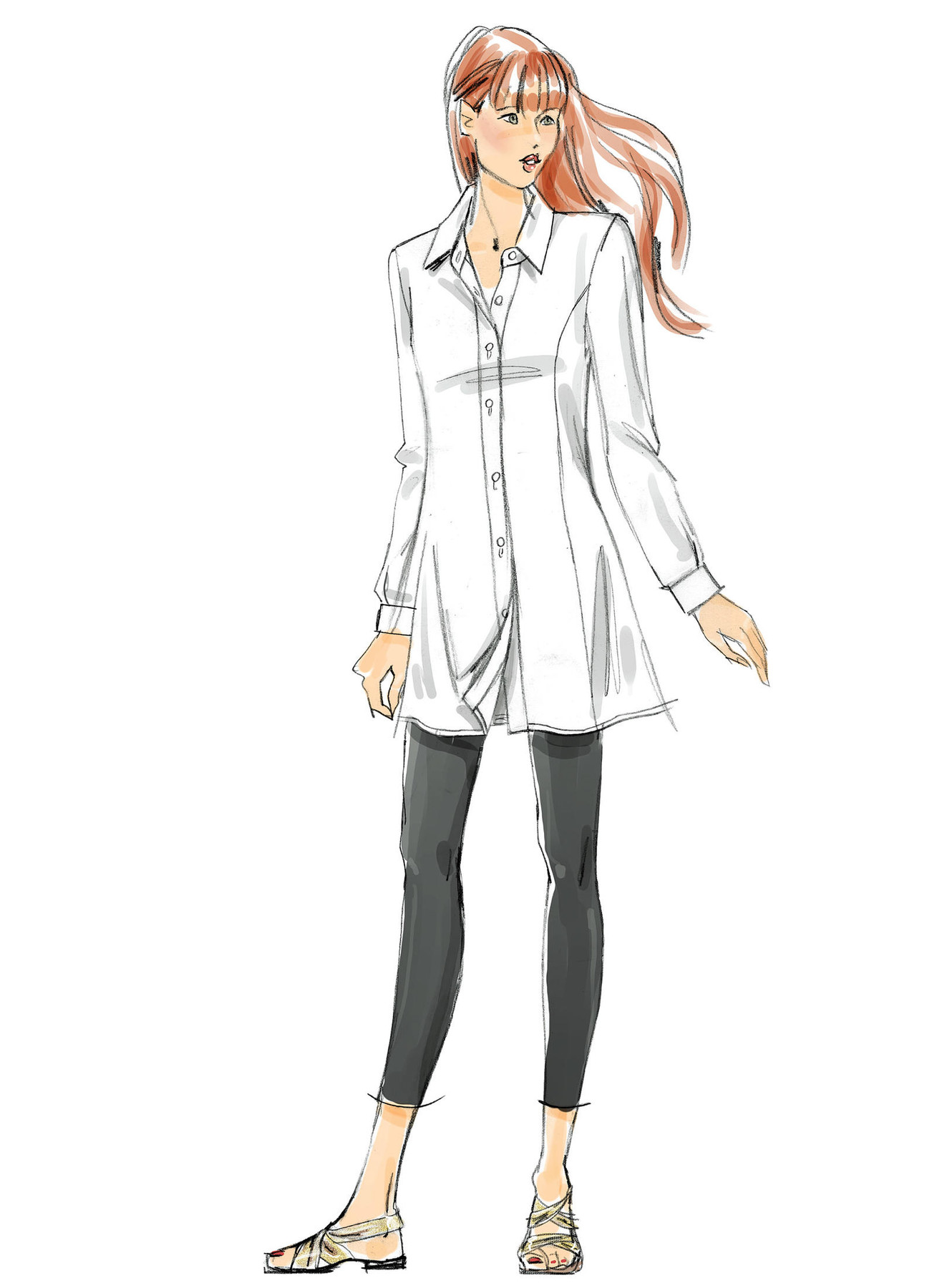 McCall's Sewing Pattern Misses'/Miss Petite/Women's/Women's Petite Shirts, Tunics and Shirtdress (PDF) 6 McCall's Sewing Pattern Misses'/Miss Petite/Women's/Women's Petite Shirts, Tunics and Shirtdress (PDF)