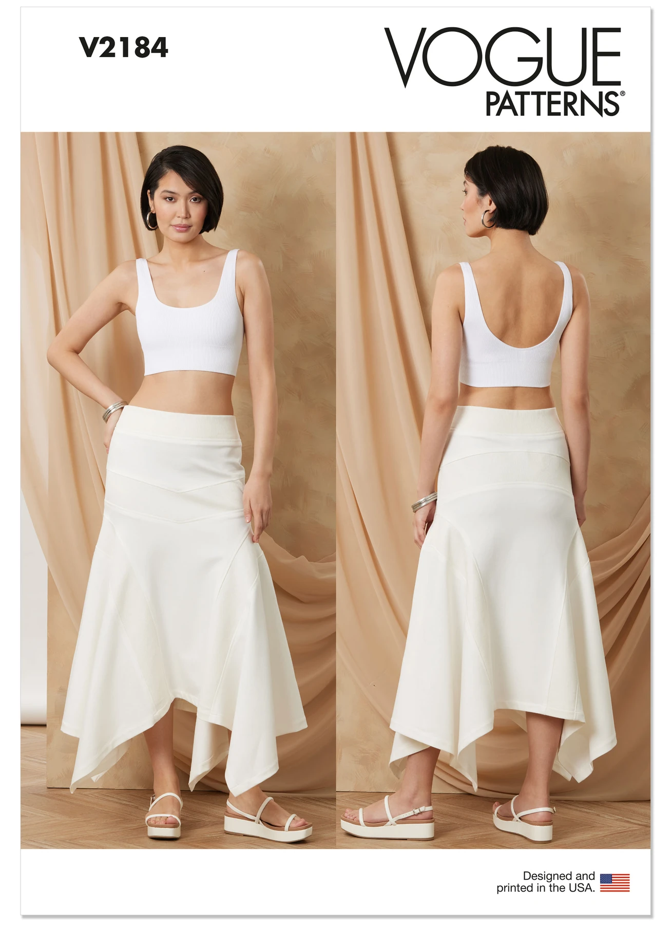 Vogue Patterns Misses' Ponte Knit Midi Skirt 1 Vogue Patterns Misses' Ponte Knit Midi Skirt