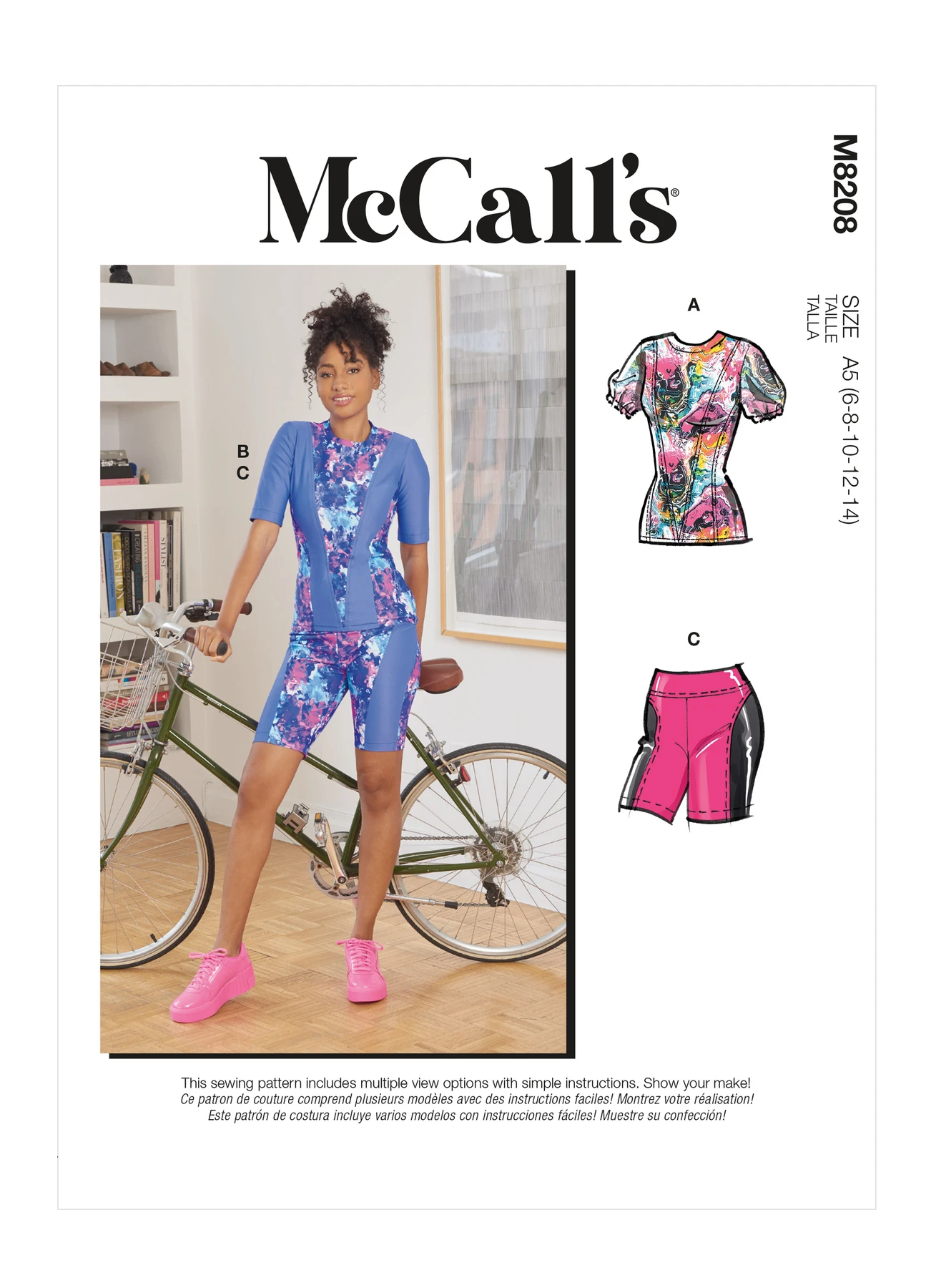 McCall's Sewing Pattern Misses' Tops & Shorts (PDF) 1 McCall's Sewing Pattern Misses' Tops & Shorts (PDF)