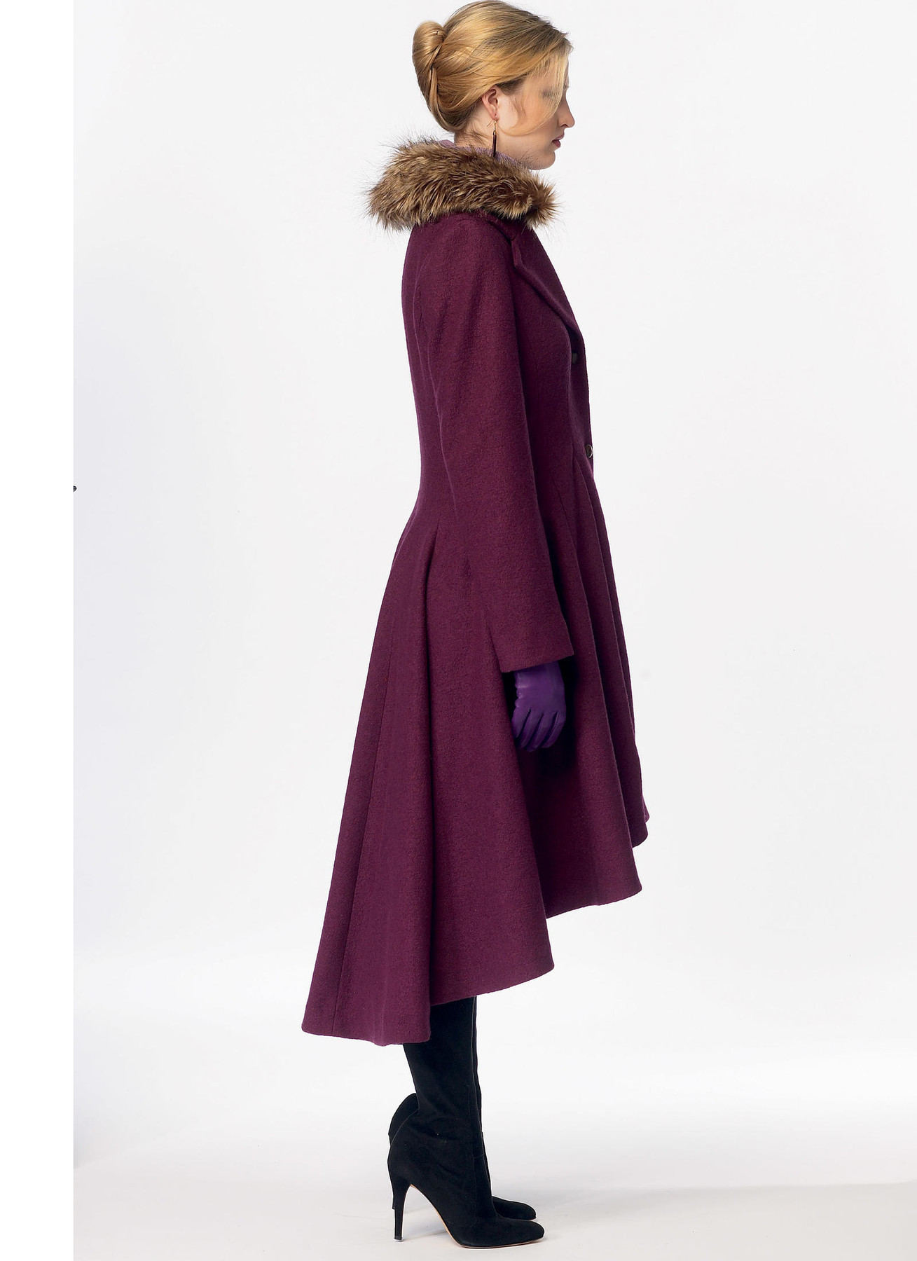McCall's Sewing Pattern Misses'/Miss Petite Flared Coats, Belt and Detachable Collar/Hood (PDF) 6 McCall's Sewing Pattern Misses'/Miss Petite Flared Coats, Belt and Detachable Collar/Hood (PDF)