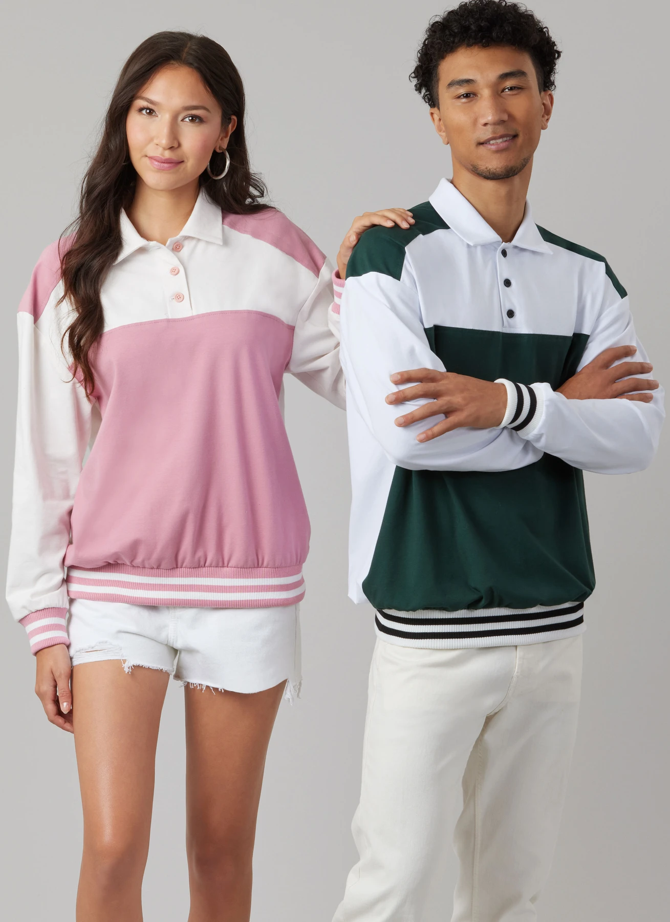 McCall's Sewing Pattern Unisex Knit Pullover Tops 2 McCall's Sewing Pattern Unisex Knit Pullover Tops