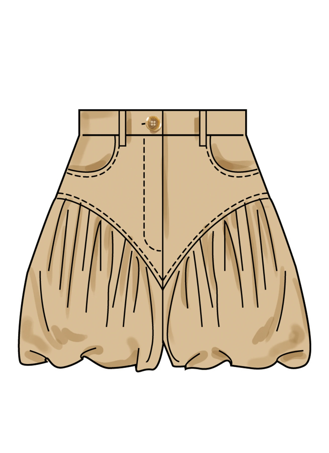 Simplicity Sewing Pattern Misses' Wide and Balloon Leg Pants and Shorts (PDF) 4 Simplicity Sewing Pattern Misses' Wide and Balloon Leg Pants and Shorts (PDF)