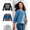 McCall's Sewing Pattern Misses' Open-Front, Banded Jackets with Yokes (PDF)