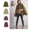 Simplicity Sewing Pattern Misses' Capes and Capelets