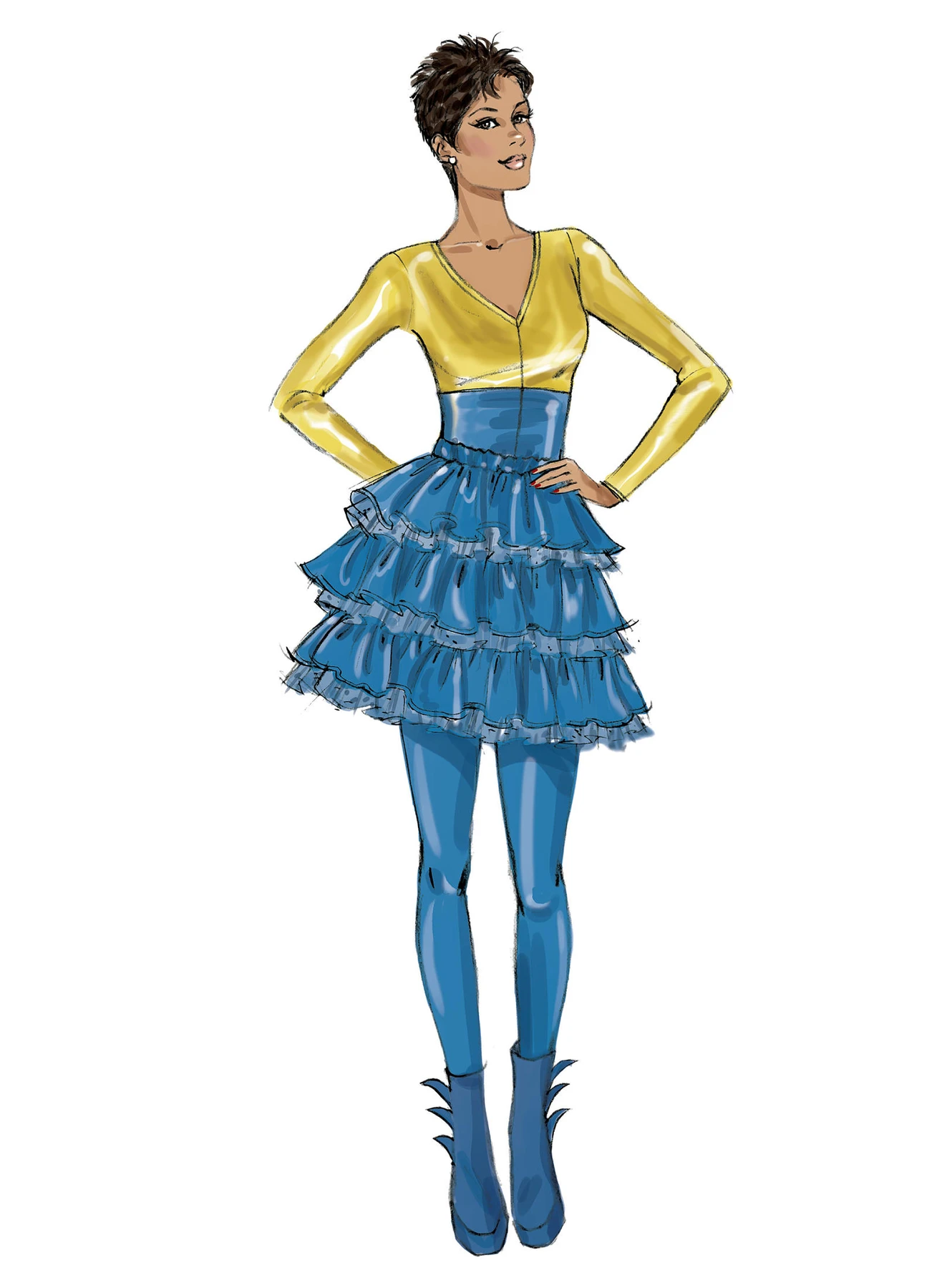 McCall's Sewing Pattern Bodysuits and Ruffled Skirts (PDF) 5 McCall's Sewing Pattern Bodysuits and Ruffled Skirts (PDF)