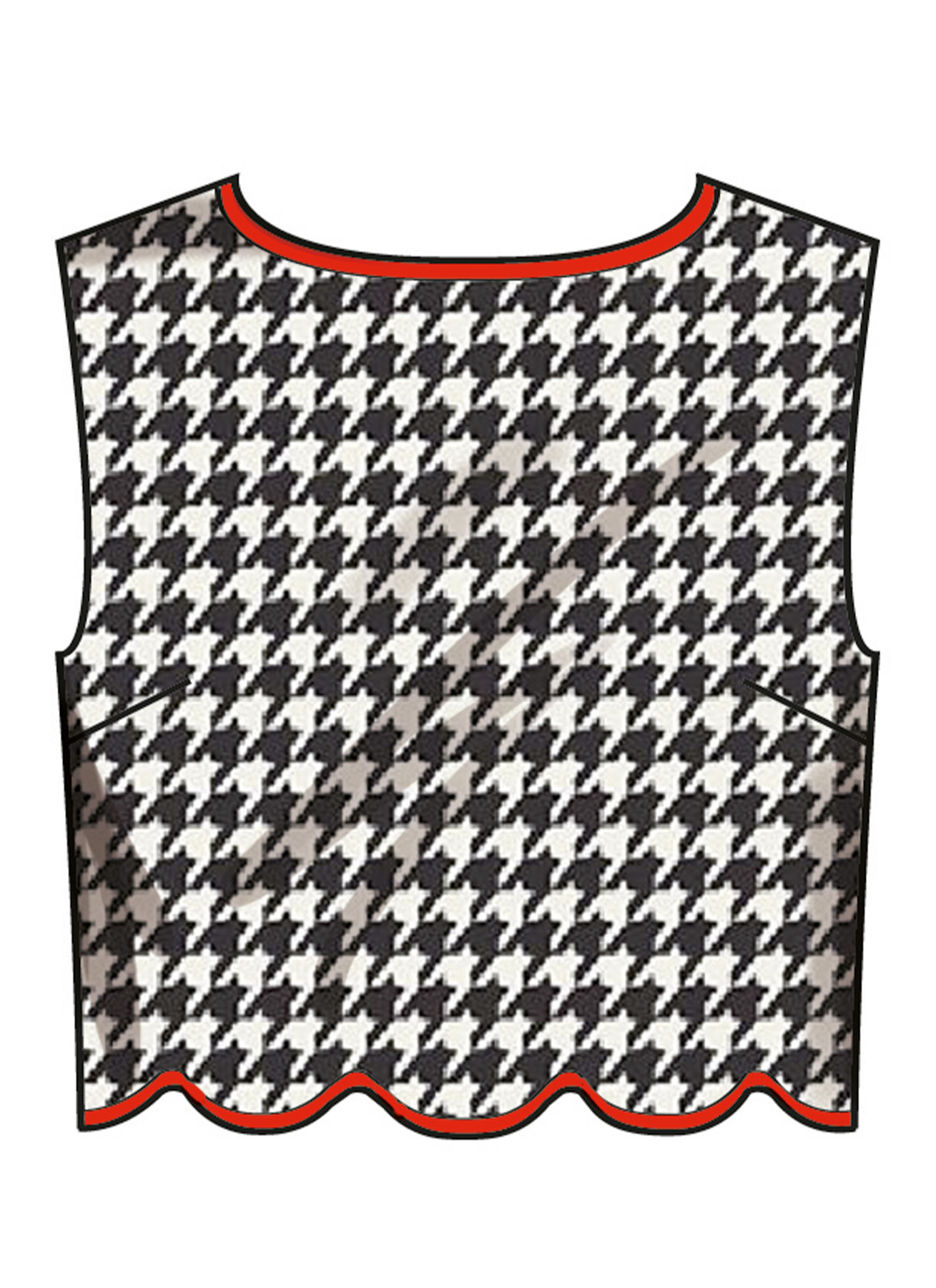 Simplicity Sewing Pattern Misses' Scalloped Tops, Shorts and Pants (PDF) 3 Simplicity Sewing Pattern Misses' Scalloped Tops, Shorts and Pants (PDF)