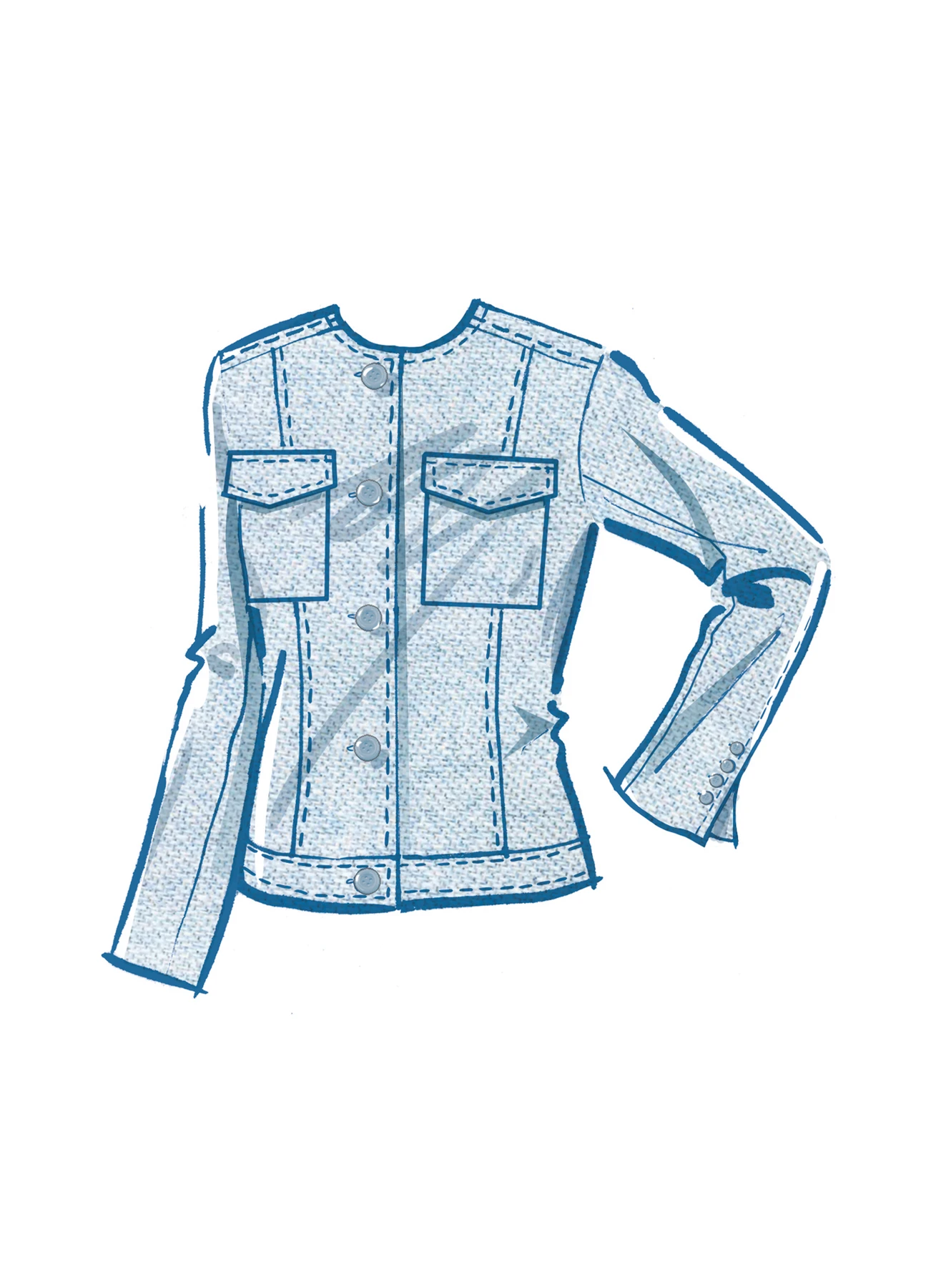 McCall's Sewing Pattern Misses' Jacket by Melissa Watson 3 McCall's Sewing Pattern Misses' Jacket by Melissa Watson