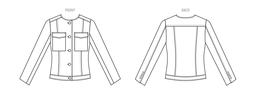 McCall's Sewing Pattern Misses' Jacket by Melissa Watson 9 McCall's Sewing Pattern Misses' Jacket by Melissa Watson