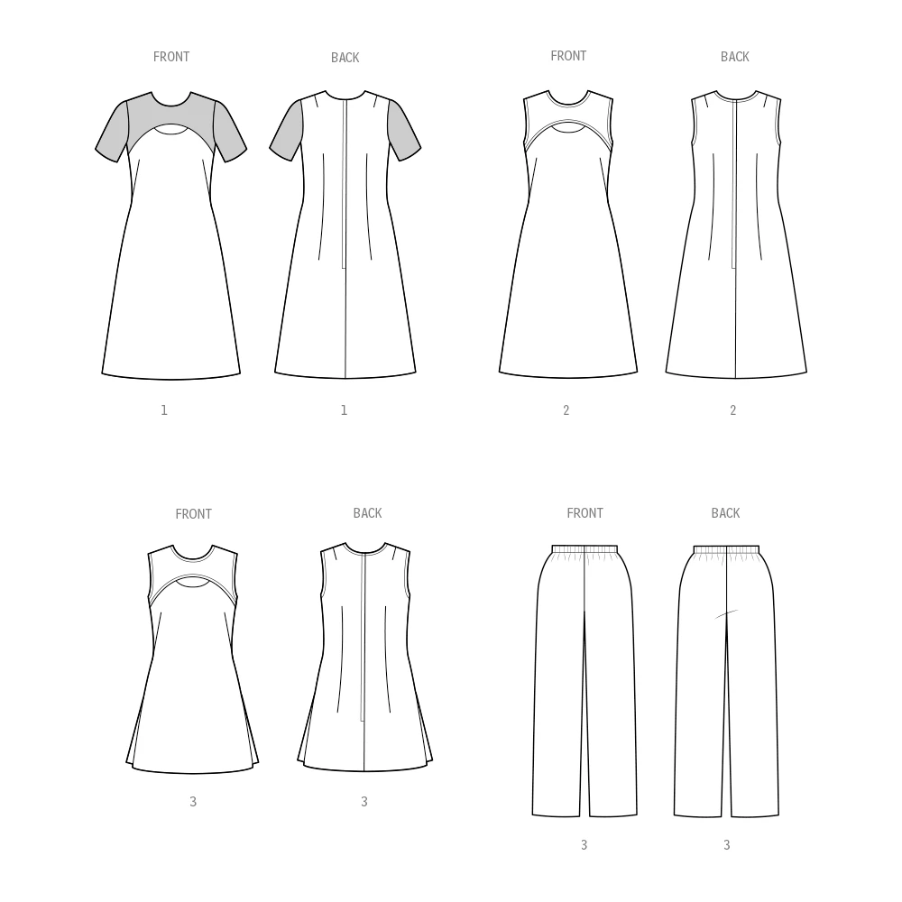 Simplicity Sewing Pattern 1970s Misses' Dress, Tunic and Pants (PDF) 4 Simplicity Sewing Pattern 1970s Misses' Dress, Tunic and Pants (PDF)