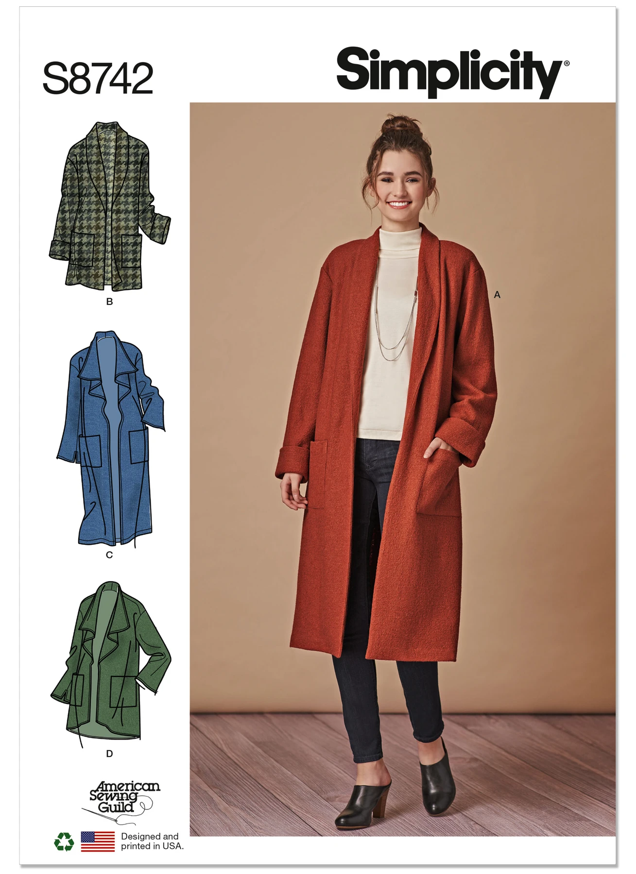 Simplicity Sewing Pattern Misses' Cardigan 1 Simplicity Sewing Pattern Misses' Cardigan