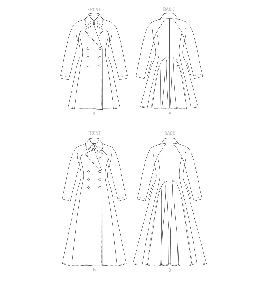 Vogue Patterns Misses' Coat 7 Vogue Patterns Misses' Coat