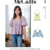 McCall's Sewing Pattern Misses' Tops (PDF)