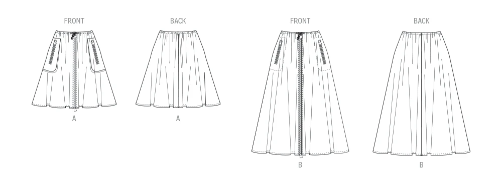 Vogue Patterns Misses' Skirt in Two Lengths (PDF) 9 Vogue Patterns Misses' Skirt in Two Lengths (PDF)