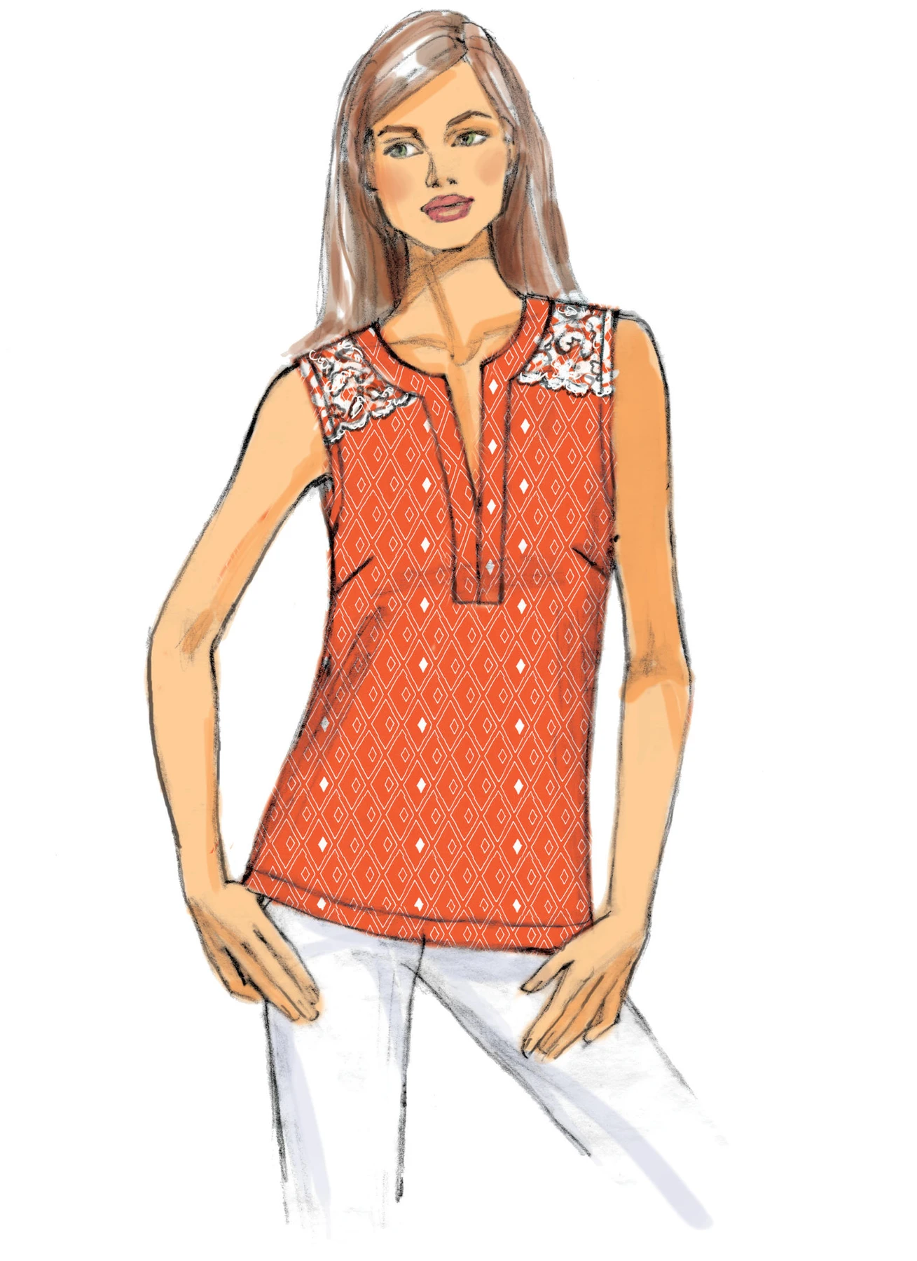Butterick Sewing Pattern Misses' Top (PDF) 3 Butterick Sewing Pattern Misses' Top (PDF)