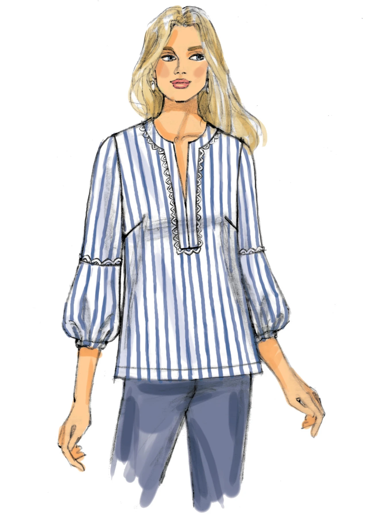 Butterick Sewing Pattern Misses' Top (PDF) 5 Butterick Sewing Pattern Misses' Top (PDF)