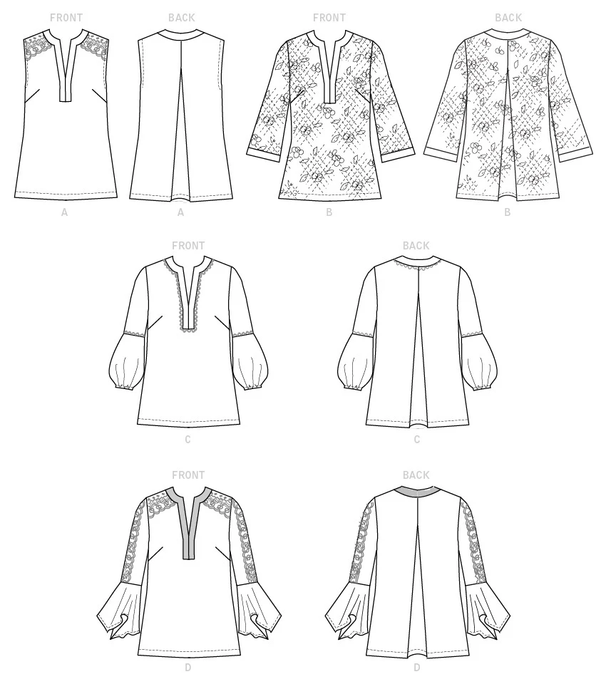 Butterick Sewing Pattern Misses' Top (PDF) 8 Butterick Sewing Pattern Misses' Top (PDF)