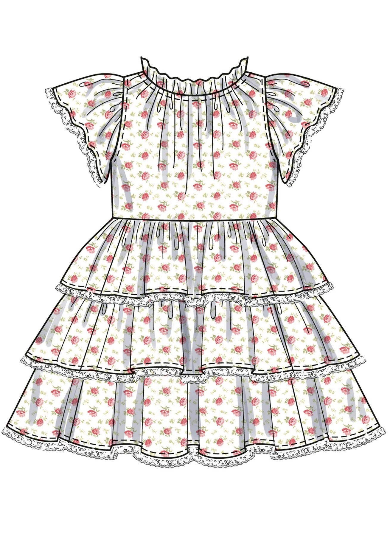 Simplicity Sewing Pattern Children's Dresses 4 Simplicity Sewing Pattern Children's Dresses