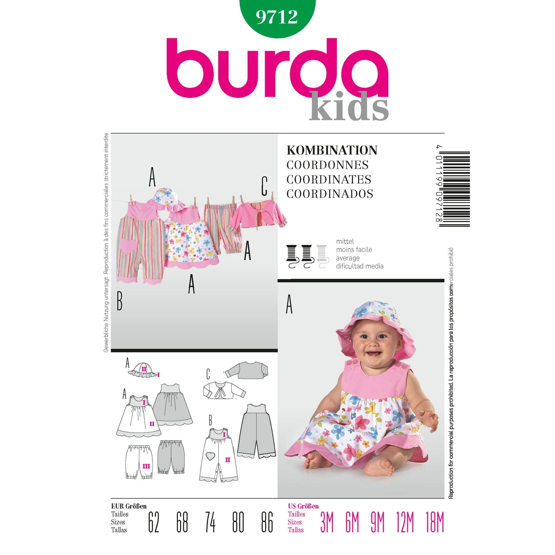 Burda Style Sewing Pattern Coordinates
