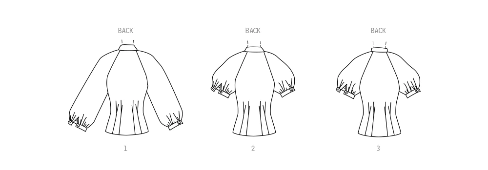 Simplicity Sewing Pattern 1950s Misses' Blouses (PDF) 6 Simplicity Sewing Pattern 1950s Misses' Blouses (PDF)