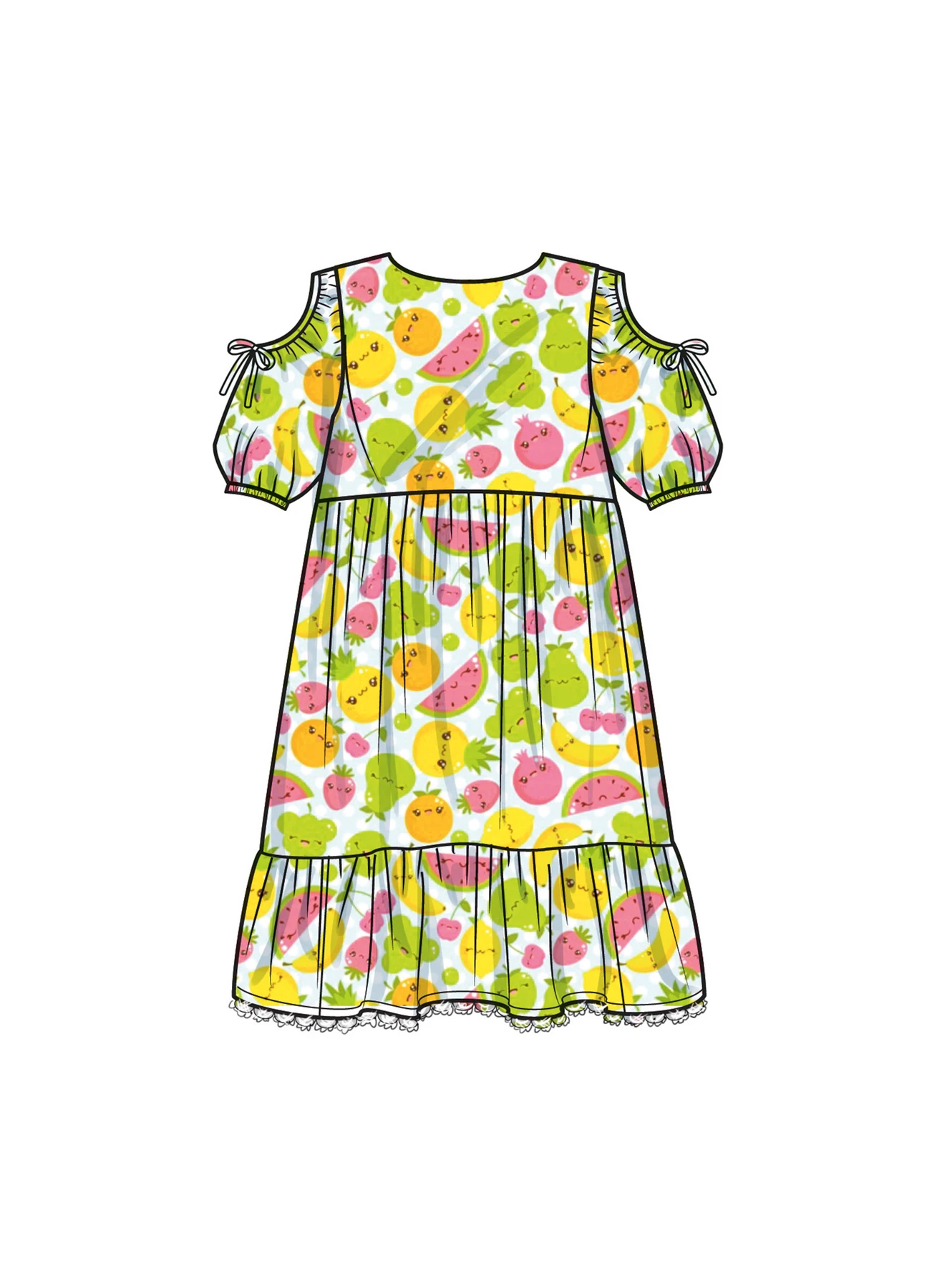 Simplicity Sewing Pattern Children's and Girls' Dress with Sleeve Variations 4 Simplicity Sewing Pattern Children's and Girls' Dress with Sleeve Variations