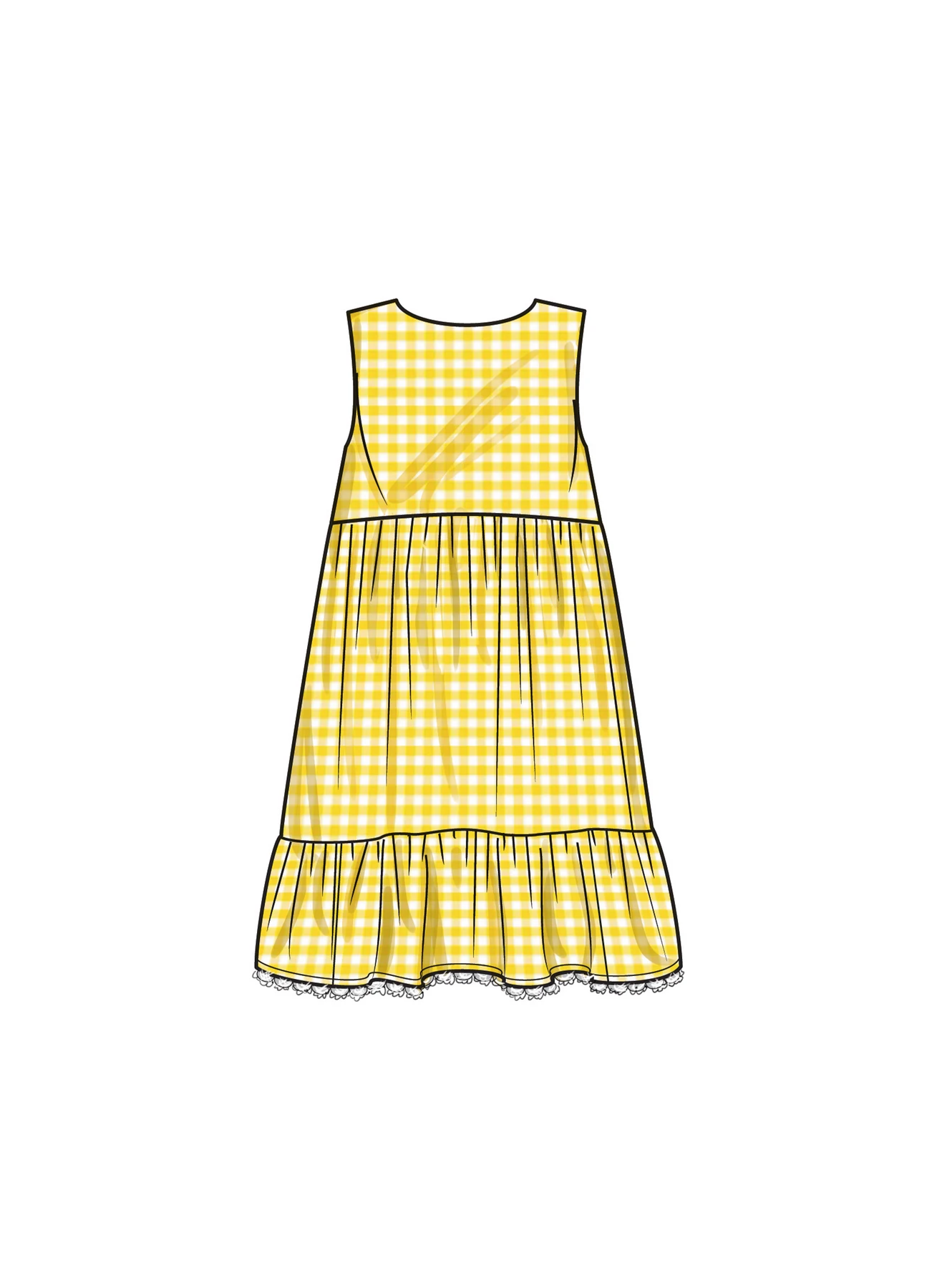 Simplicity Sewing Pattern Children's and Girls' Dress with Sleeve Variations 6 Simplicity Sewing Pattern Children's and Girls' Dress with Sleeve Variations
