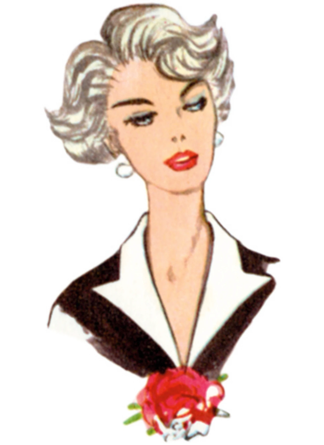 Simplicity Sewing Pattern 1950s Misses' Neckwear, Headband, Dickey and Sash-Belt 4 Simplicity Sewing Pattern 1950s Misses' Neckwear, Headband, Dickey and Sash-Belt