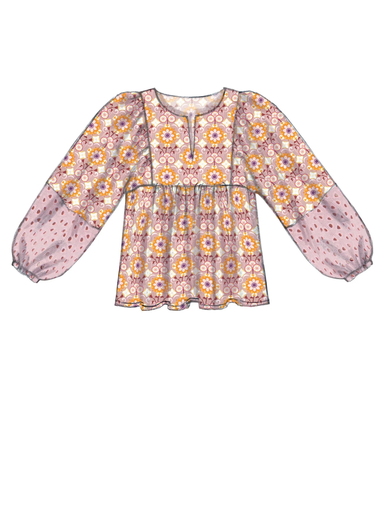 McCall's Sewing Pattern Misses' Gathered Tops and Tunic 4 McCall's Sewing Pattern Misses' Gathered Tops and Tunic