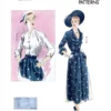 Vogue Patterns 1940s Misses' Blouse, Skirt and Belt (PDF)