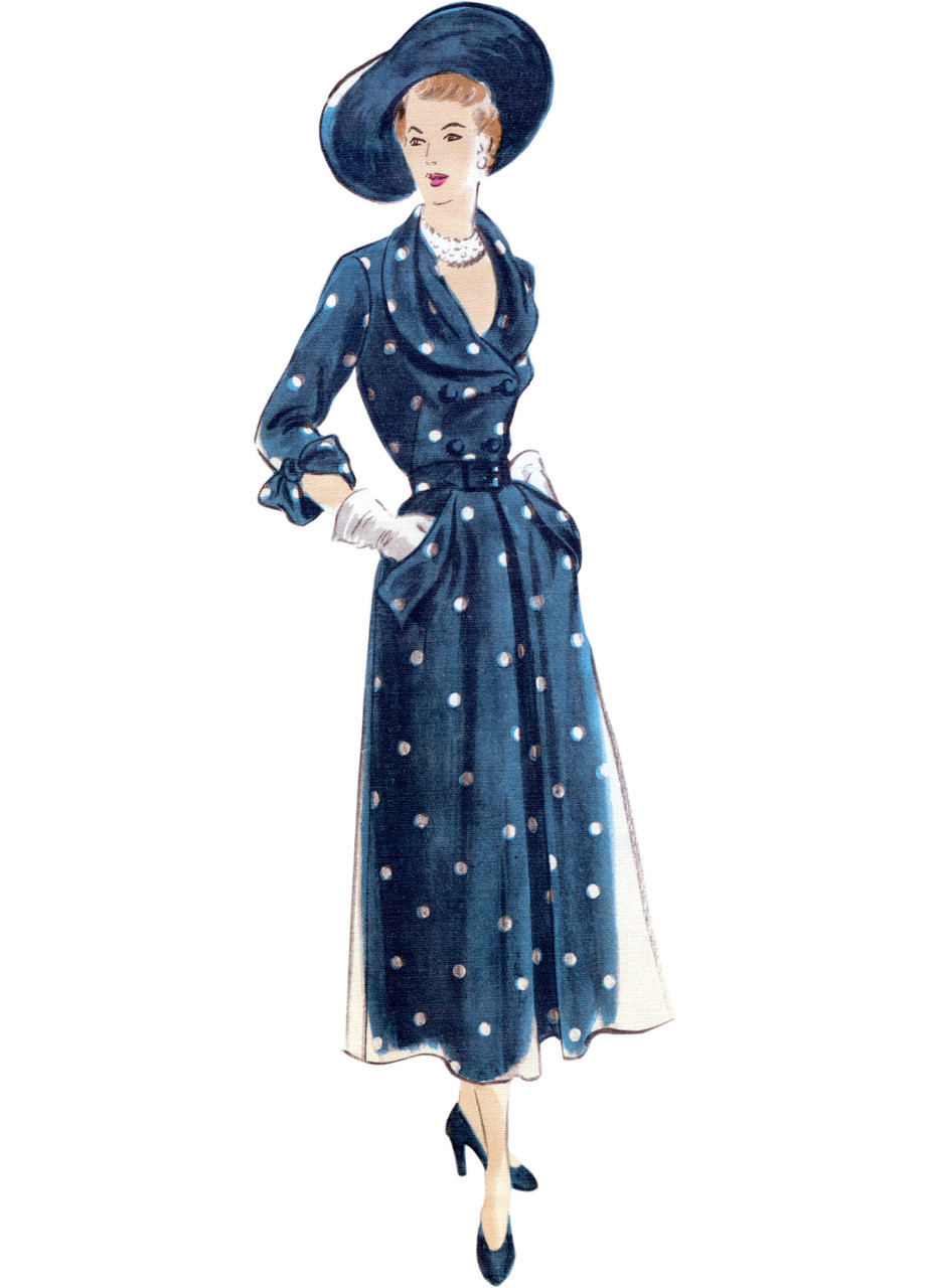 Vogue Patterns 1940s Misses' Blouse, Skirt and Belt (PDF) 2 Vogue Patterns 1940s Misses' Blouse, Skirt and Belt (PDF)