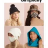 Simplicity Sewing Pattern Hat and Mask Sets, Hooded Infinity Scarf and Mask