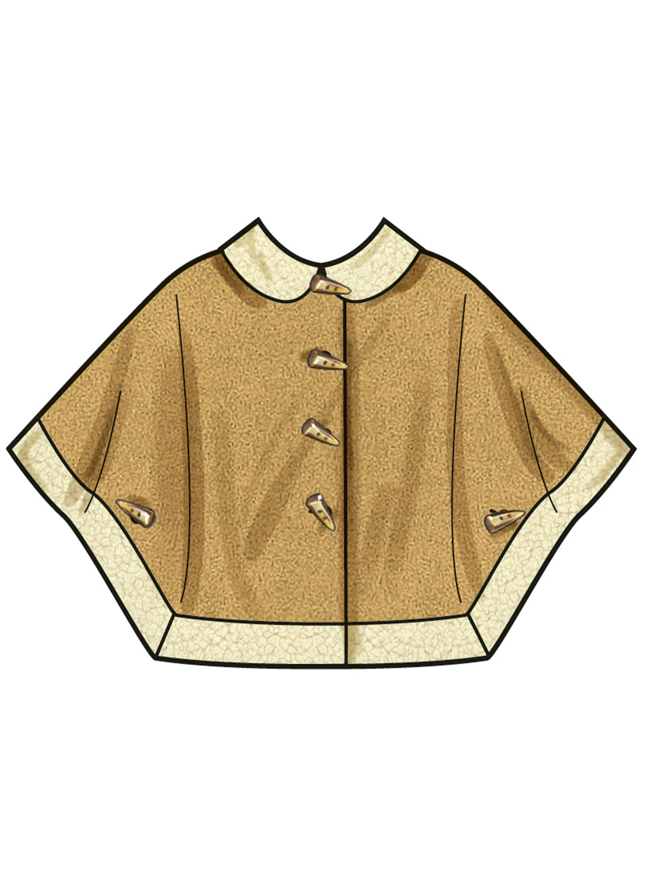 Simplicity Sewing Pattern Children's and Girls' Ponchos 3 Simplicity Sewing Pattern Children's and Girls' Ponchos