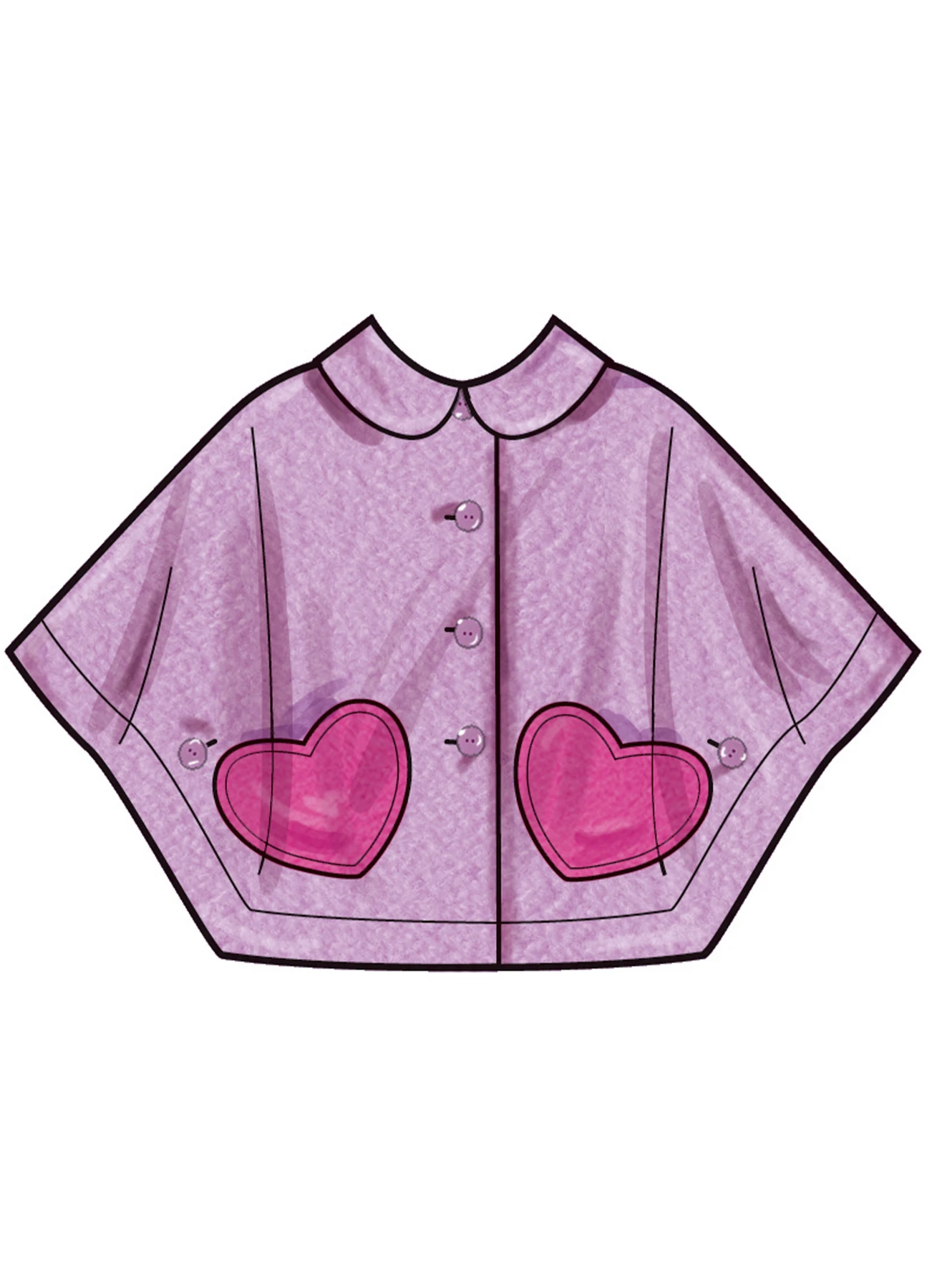 Simplicity Sewing Pattern Children's and Girls' Ponchos 4 Simplicity Sewing Pattern Children's and Girls' Ponchos