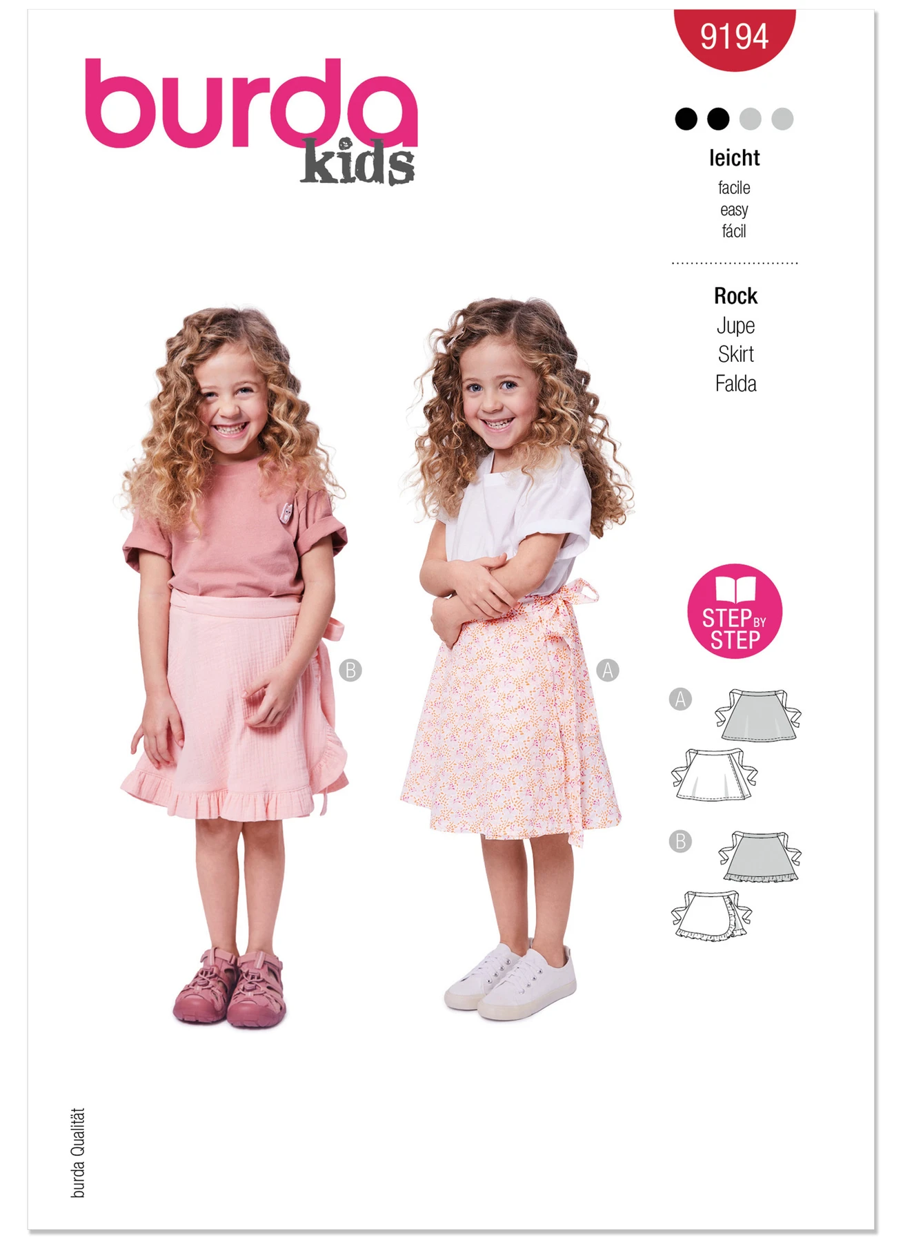 Burda Style Pattern 9194 Children's Skirt