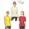 Vogue Patterns Misses' Peplum Tops