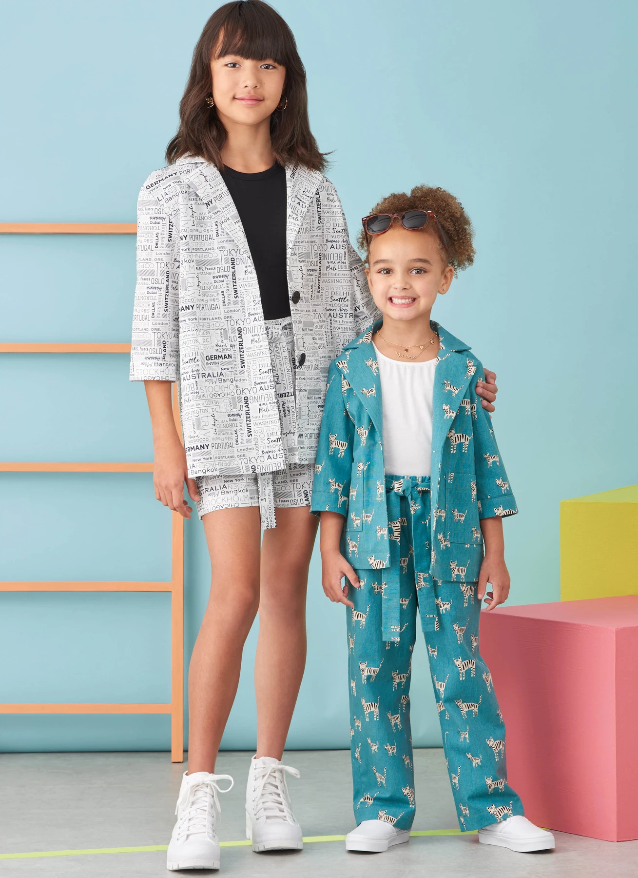Simplicity Sewing Pattern Children's and Girls' Jacket, Pants and Shorts for American Sewing Guild 2 Simplicity Sewing Pattern Children's and Girls' Jacket, Pants and Shorts for American Sewing Guild