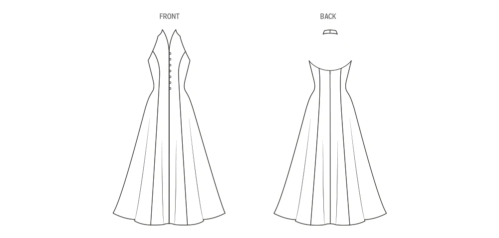 Vogue Patterns Misses' And Vogue Patterns Miss Petite Halter Maxi Dress (PDF) 5 Vogue Patterns Misses' And Vogue Patterns Miss Petite Halter Maxi Dress (PDF)