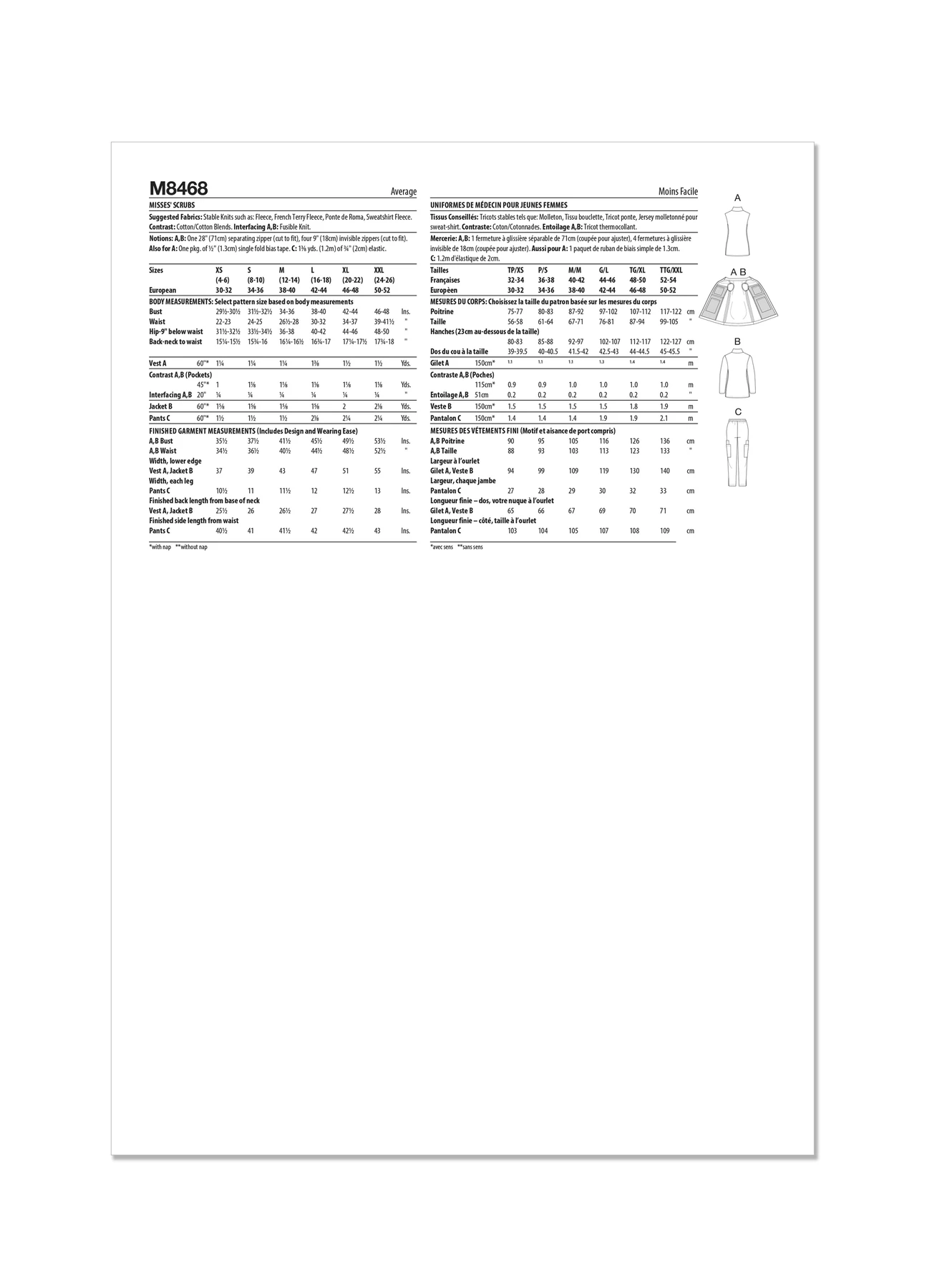 McCall's Sewing Pattern Misses' Scrubs (PDF) 7 McCall's Sewing Pattern Misses' Scrubs (PDF)