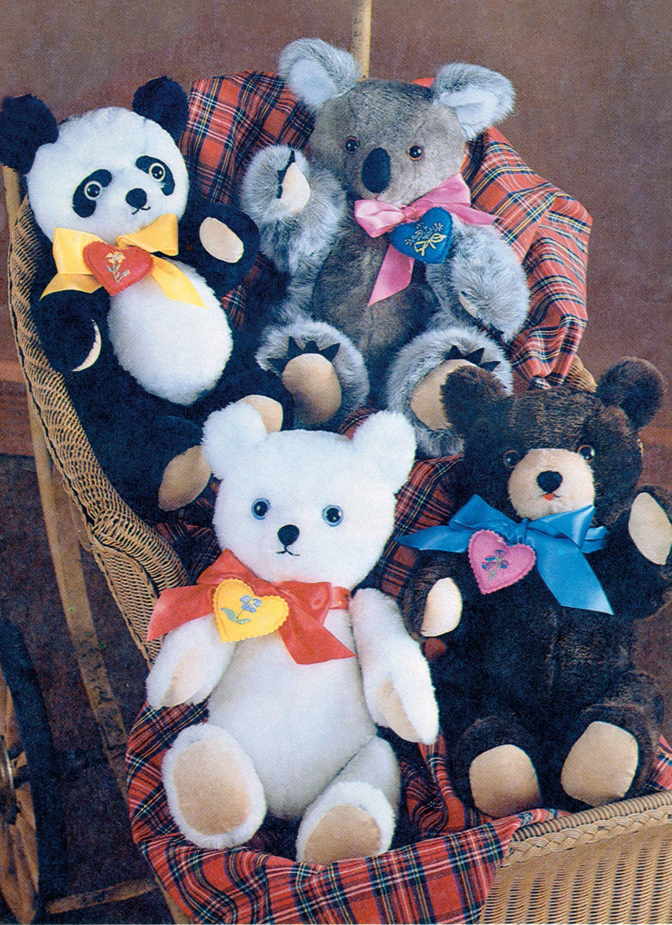 Simplicity Sewing Pattern 1980s Plush Bears 2 Simplicity Sewing Pattern 1980s Plush Bears