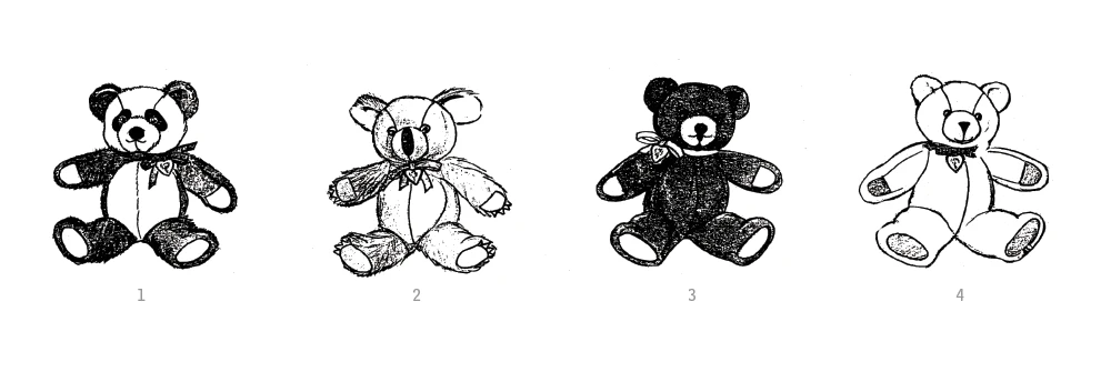 Simplicity Sewing Pattern 1980s Plush Bears 4 Simplicity Sewing Pattern 1980s Plush Bears