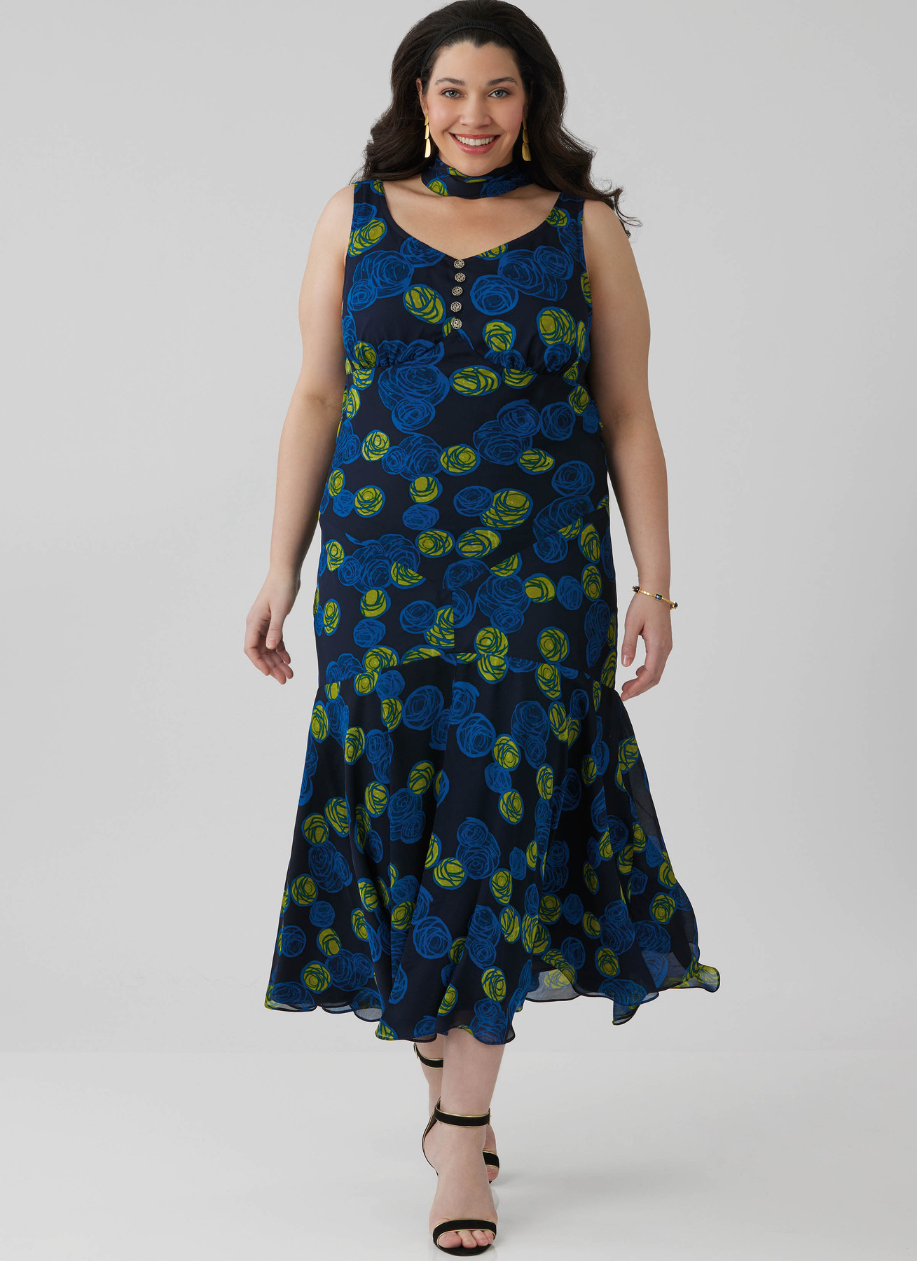 McCall's Sewing Pattern Misses' and Women's Maxi Dress with Scarf 2 McCall's Sewing Pattern Misses' and Women's Maxi Dress with Scarf