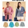 Simplicity Sewing Pattern Misses' Unlined Jacket 13 Simplicity Sewing Pattern Misses' Unlined Jacket