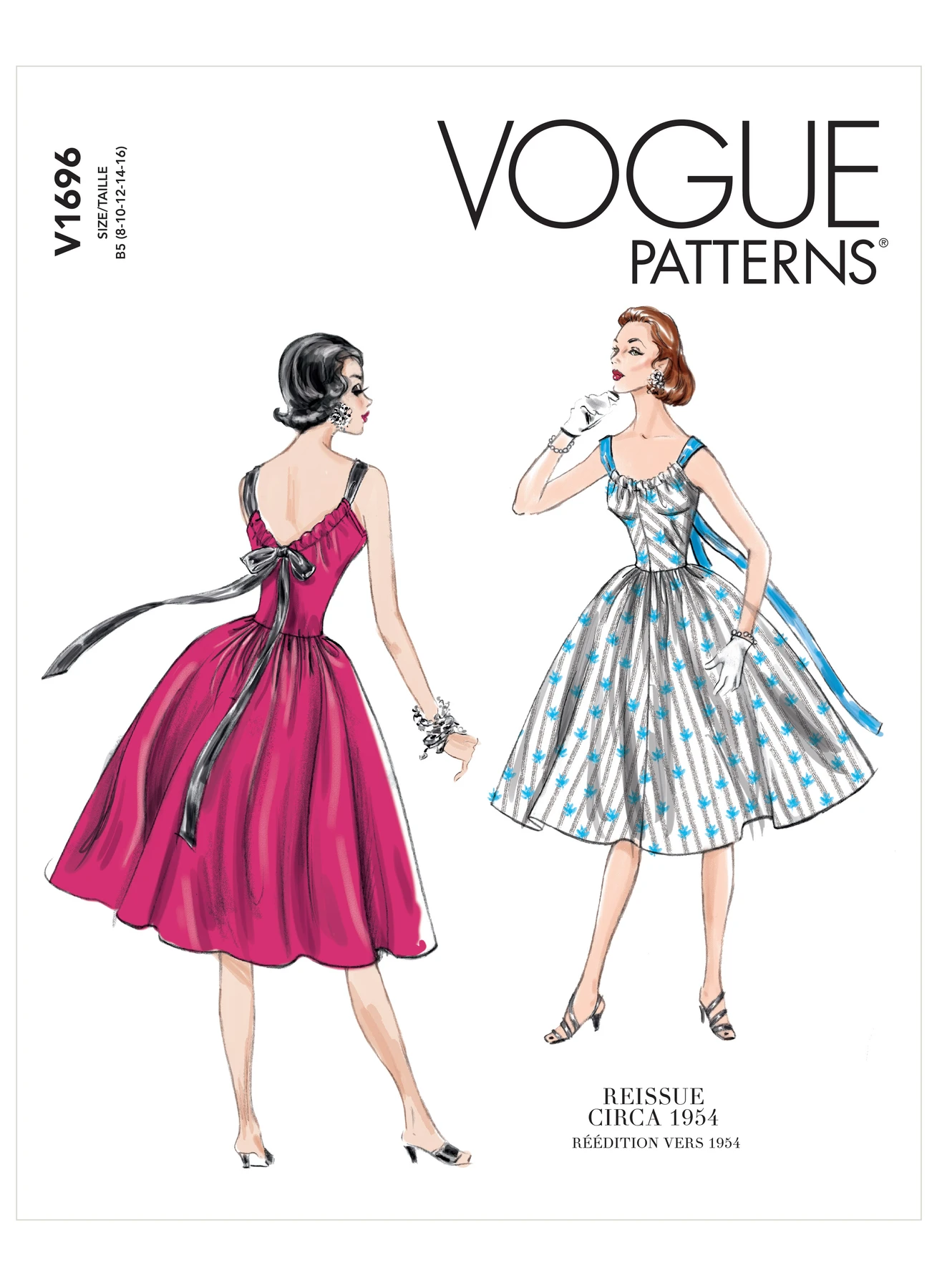 Vogue Patterns 1950s Misses' Dress 1 Vogue Patterns 1950s Misses' Dress