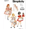 Simplicity Sewing Pattern 1950s Children's Dress and Apron, Doll and Dolls' Dress and Apron (PDF) 12 Simplicity Sewing Pattern 1950s Children's Dress and Apron, Doll and Dolls' Dress and Apron (PDF)