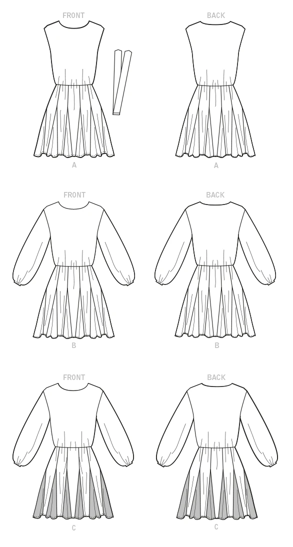 McCall's Sewing Pattern Misses' Dresses & Belt (PDF) 7 McCall's Sewing Pattern Misses' Dresses & Belt (PDF)