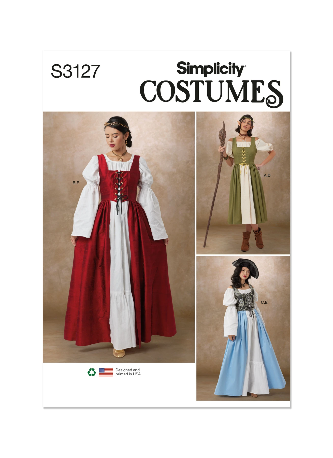 Simplicity Sewing Pattern Misses' Costumes 1 Simplicity Sewing Pattern Misses' Costumes