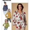 Butterick Sewing Pattern Misses' Top