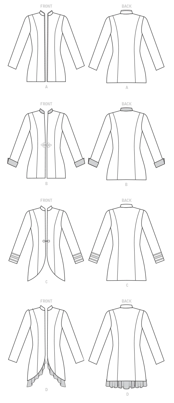 Butterick Sewing Pattern Misses'/Misses' Petite Jacket (PDF) 9 Butterick Sewing Pattern Misses'/Misses' Petite Jacket (PDF)